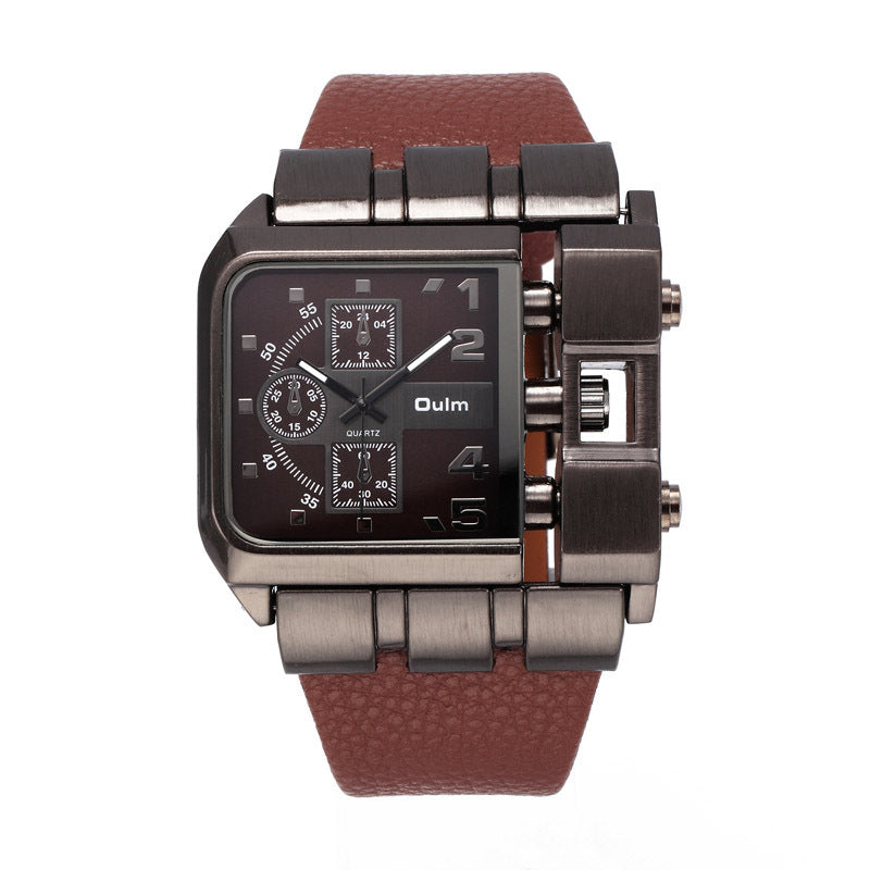 Iron Vault | Gunmetal Industrial Watch (Masculine, rugged)