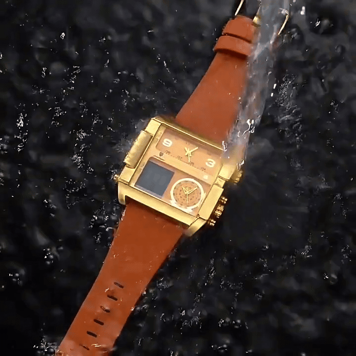 Vantage One | Gold Digital-Analog Watch