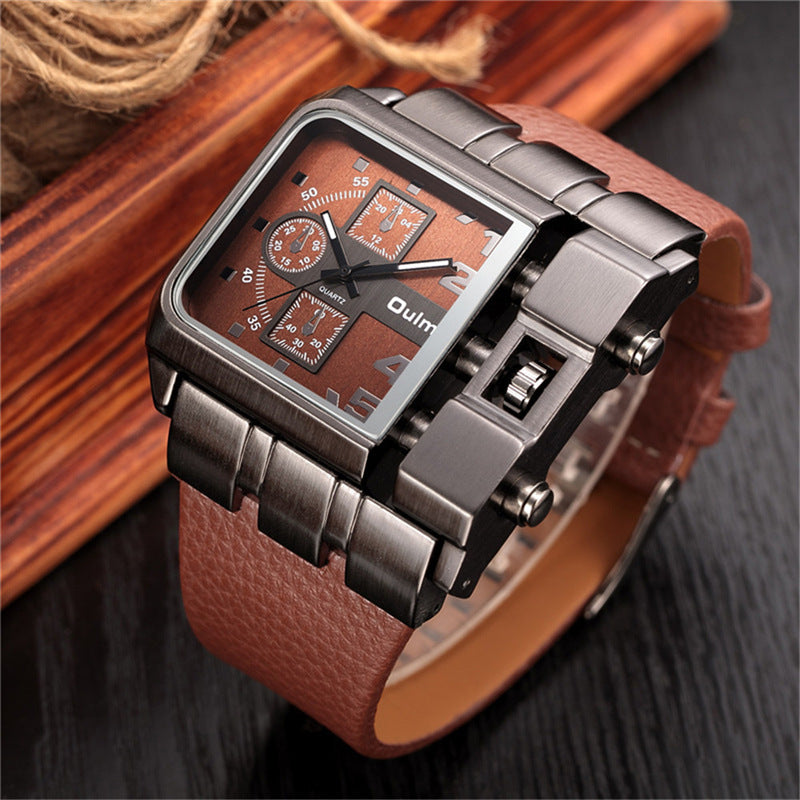 Iron Vault | Gunmetal Industrial Watch (Masculine, rugged)