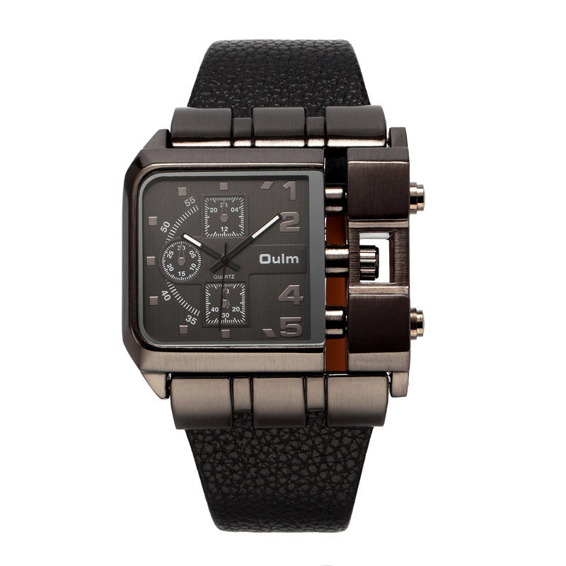 Iron Vault | Gunmetal Industrial Watch (Masculine, rugged)