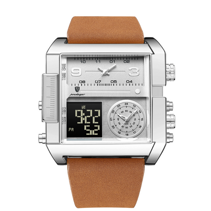 Vantage One | Gold Digital-Analog Watch (Bold, tech-inspired)
