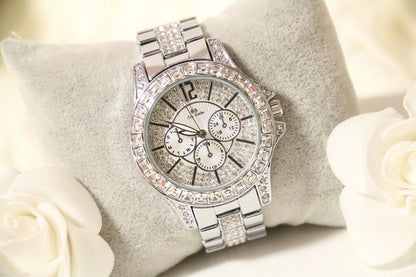 Top Brand Bs Bee Sister Women Watches Quartz Diamond Luxury Watch Fashion Wristwatch Crystal Jewelry Rose Gold Girls Watch