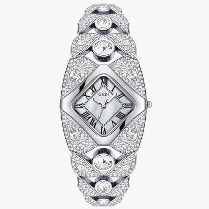 Aurelia Luxe | Gold & Diamond-Inspired Watch