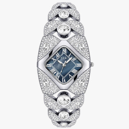 Aurelia Luxe | Gold & Diamond-Inspired Watch