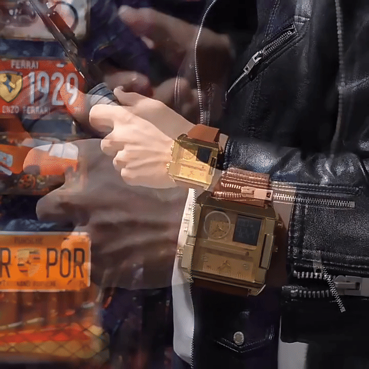 Vantage One | Gold Digital-Analog Watch