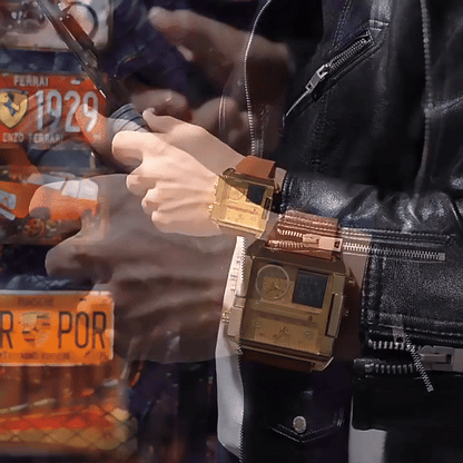 Vantage One | Gold Digital-Analog Watch